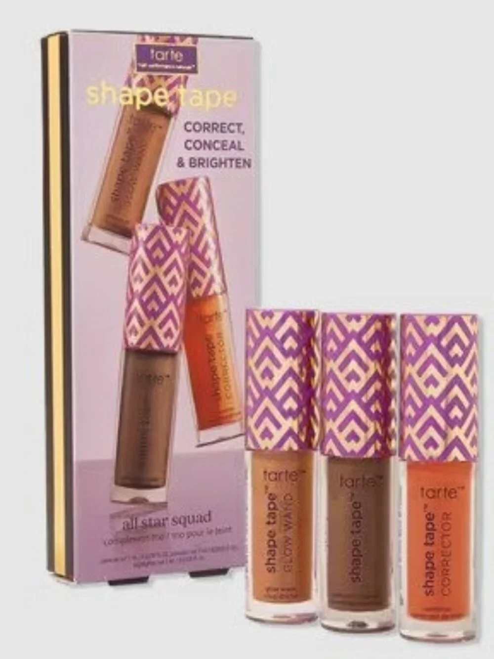 SEALED 3pc Tarte Shape Tape All Star Squad Complexion Trio - 57N
